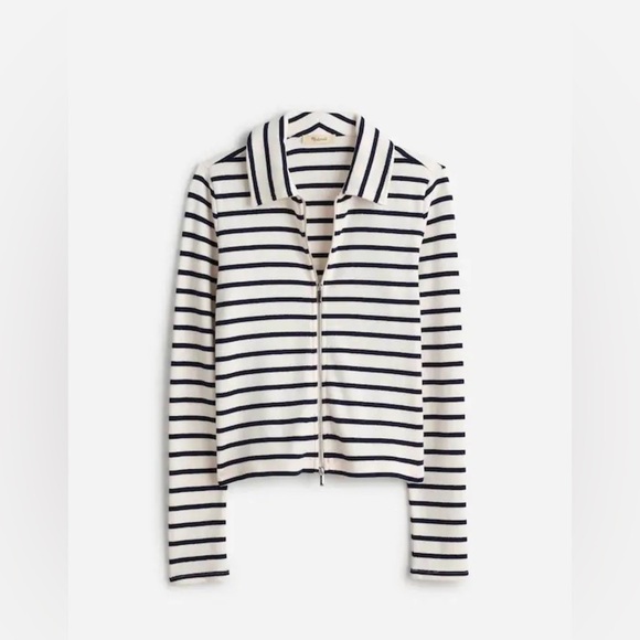 Madewell Jackets & Blazers - Madewell Ribbed Zip-Front Tee